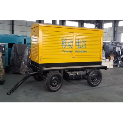 50KW移動(dòng)拖車(chē)柴油發(fā)電機(jī)組